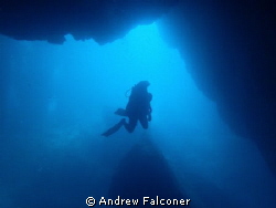 Taken at the Blue Hole, Belongas bay, Lombok, which was a... by Andrew Falconer 